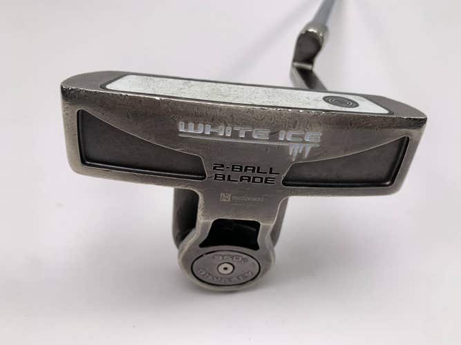 Odyssey White Ice 2-Ball Blade Lined Putter 35" Mens RH