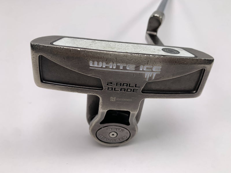 Odyssey White Ice 2-Ball Blade Lined Putter 35" Mens RH
