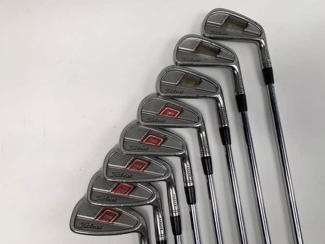 Titleist 755 Forged Iron Set 3-PW Tri-Spec Stiff Steel Mens RH Midsize Grips