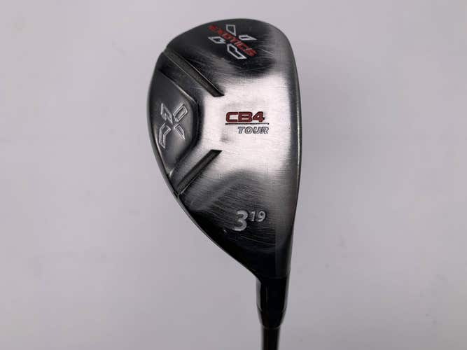 Tour Edge Exotics CB4 Tour 3 Hybrid 19* Aldila RIP 80g Stiff Graphite Mens RH