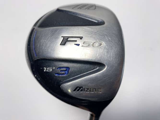 Mizuno F50 3 Fairway Wood 15* Exsar FS2 Stiff Graphite Mens RH