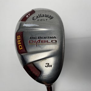 Callaway Big Bertha Diablo 3 Hybrid 21* 60g Stiff Graphite Mens RH