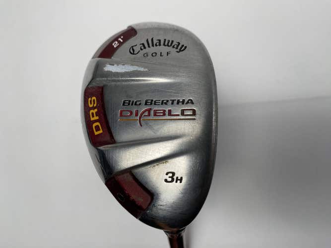 Callaway Big Bertha Diablo 3 Hybrid 21* 60g Stiff Graphite Mens RH