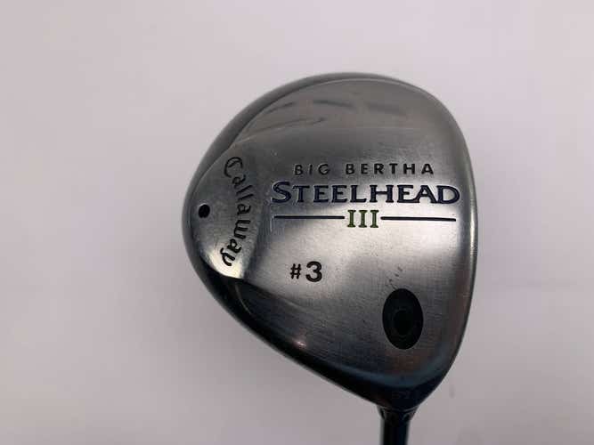 Callaway Steelhead III 3 Fairway Wood 15* System III Regular Graphite Mens RH