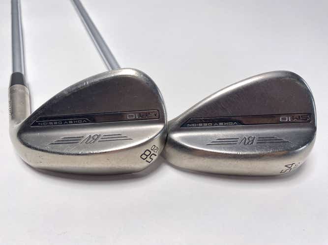 Titleist Vokey SM10 Nickel Wedge Set 54* 10 58* 12 SM10 Wedge Steel Mens RH