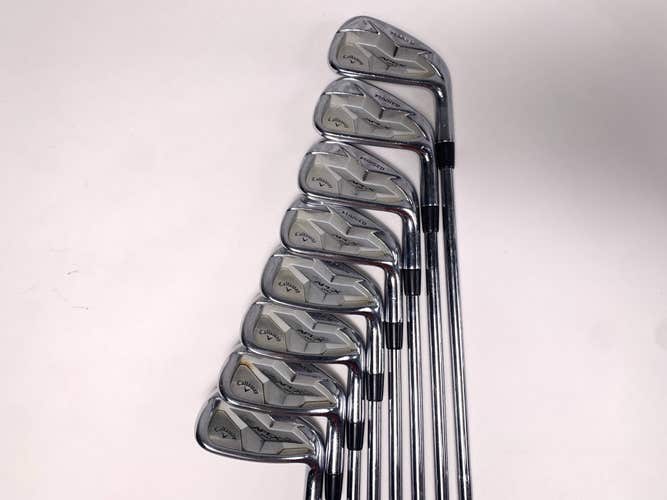 Callaway Apex Pro 19 Iron Set 4-PW+GW NS Pro Modus 3 Stiff Steel Mens RH
