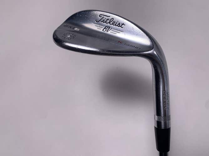 Titleist Vokey SM6 Tour Chrome Wedge 58* 12 Bounce Wedge Steel Mens RH