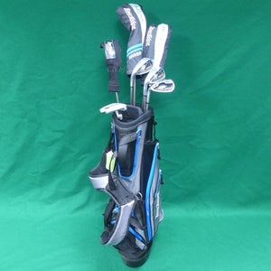 JUNIOR LH Tour Edge Hot Launch HL-J 5-Piece Complete Golf Club Set w/ Stand Bag