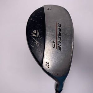 TaylorMade Rescue Mid 4 Hybrid 22* Ultralite Regular Graphite Mens RH