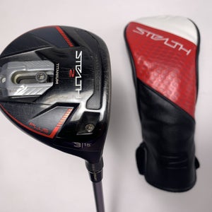 TaylorMade Stealth 2 Plus 3 Fairway Wood 15* Tensei Orange CK 75g XStiff RH HC