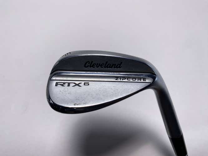 Cleveland RTX 6 ZipCore Tour Satin Sand Wedge SW 56* 10 DG Spinner TMens RH