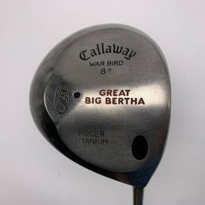Callaway Original Great Big Bertha Driver 8* GBB UL Firm Graphite Mens RH