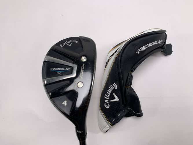Callaway Rogue X 4 Hybrid 20* Aldila Synergy 50g Senior RH HC Midsize Grip