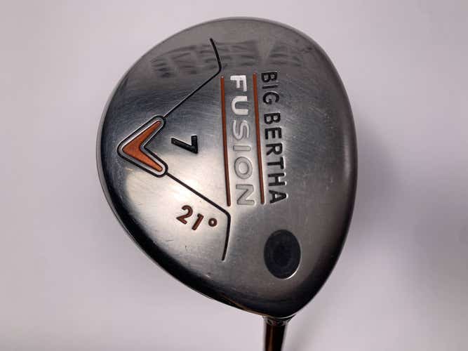 Callaway Big Bertha Fusion 7 Fairway Wood 21* Aldila NVS Orange Regular RH