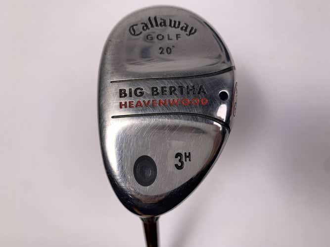 Callaway Big Bertha Heavenwood 3 Hybrid 20* RCH 75w Senior Graphite Mens LH