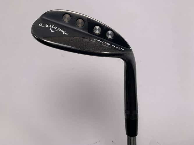 Callaway Jaws Raw Black Plasma Lob Wedge LW 58* 8Z SteelFiber i95 Regular RH