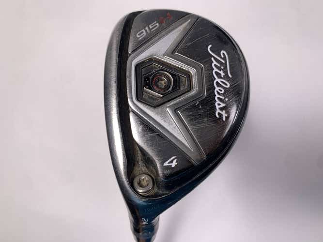 Titleist 915 H 4 Hybrid 24* Mitsubishi Rayon Diamana Red M+60 HY Regular Mens LH