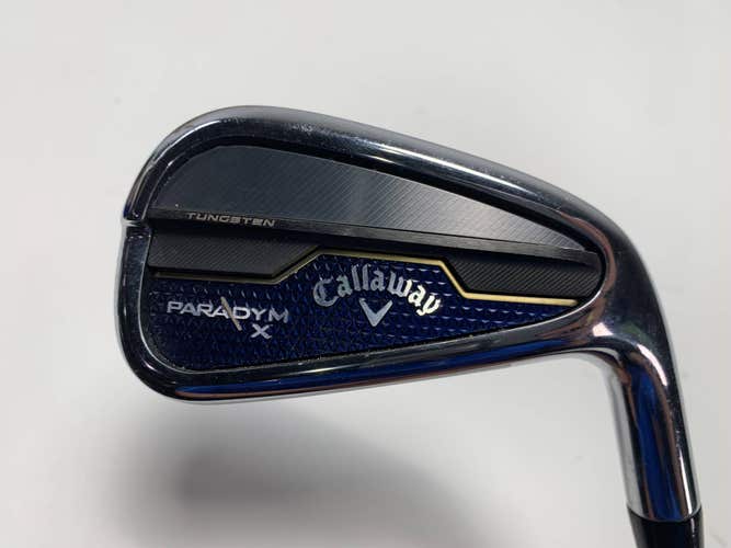 Callaway Paradym X Single 7 Iron Project X HZRDUS 5.5 Regular Graphite Mens RH