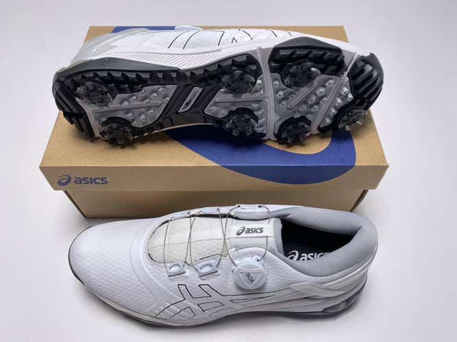 Asics Gel-Course Duo BOA Golf Shoes White Black Men's SZ 9.5 (1111A213-101)
