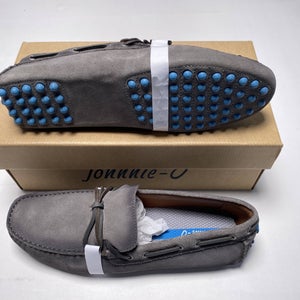 Johnnie-O Getaway Driver Shoes Light Gray Men's SZ 10.5 (JMFW1290)