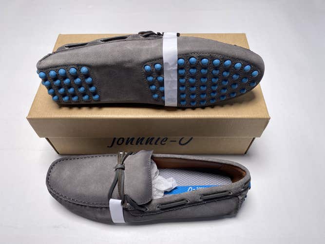 Johnnie-O Getaway Driver Shoes Light Gray Men's SZ 10.5 (JMFW1290)