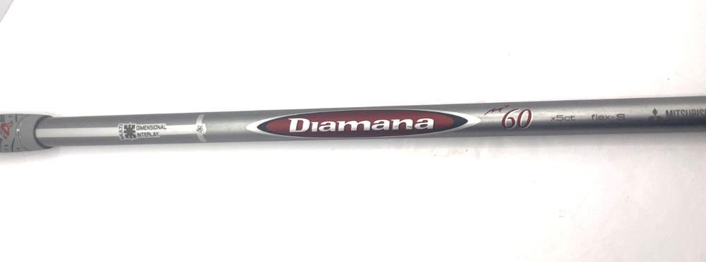 MITSUBISHI DIAMANA RED M+ 60 DRIVER SHAFT STIFF 60G CALLAWAY TIP 44.5" VERY GOOD