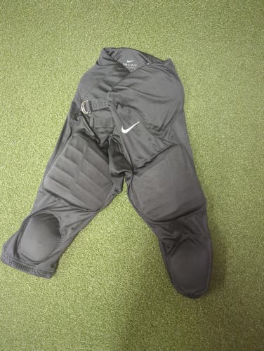Black Unisex Large Youth Nike Game Pants (Used)(4351)(D)