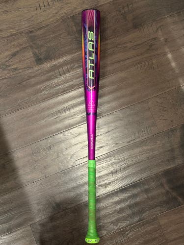 Louisville Slugger RARE Atlas Neon Energy Bat (-3) 28 oz 31" (Used)