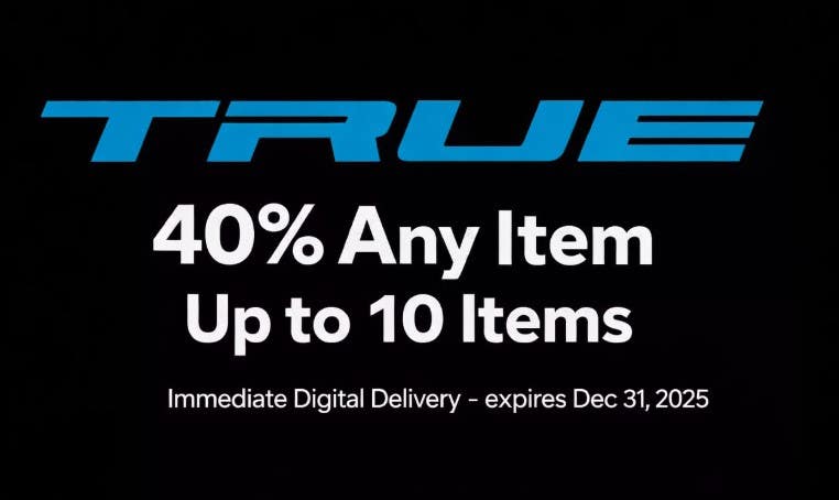 **TRUE HOCKEY 40% OFF COUPON**