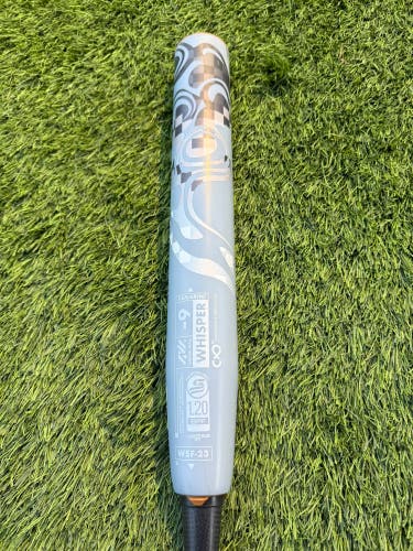 2023 DeMarini Whisper Composite Bat (-9) 24 oz 33" (Used)