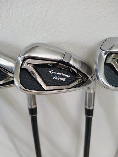 TaylorMade M4 Iron Set 5-PW+AW+SW (8 clubs) Atmos 5R Regular Flex Graphite