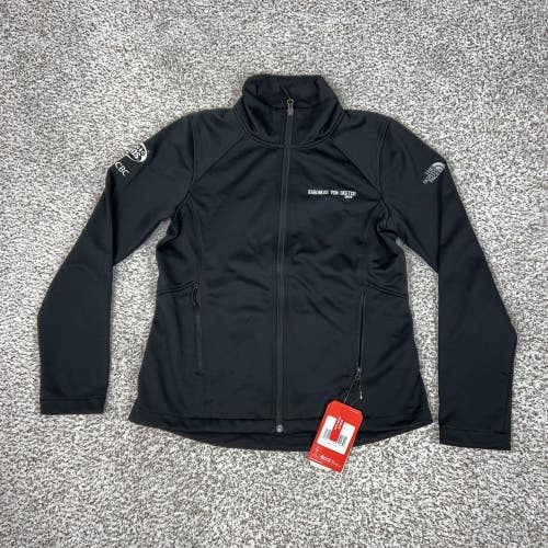 North Face Jacket Womens Medium Black Ridgeline Softshell Outdoor Gorp Hiking
