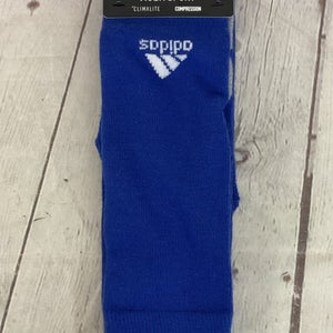 Adidas Utility Socks Over-the-Calf Compression Socks Royal Blue Large 2-Pack