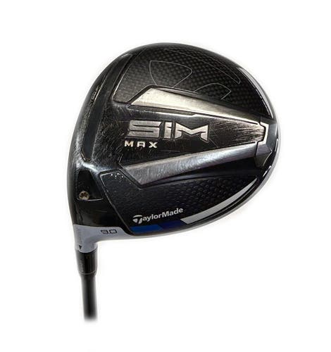 LH TaylorMade SIM Max 9.0* Driver Graphite RocketFuel 50g Stiff Flex