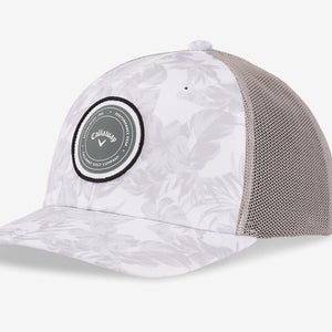 NEW 2024 Callaway Playing Through White Tropical Trucker Adjustable Snapback
