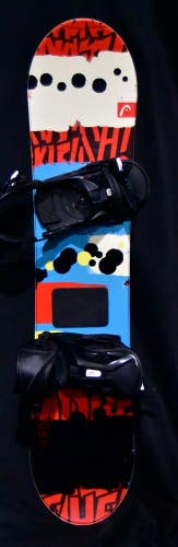 HEAD ROWDY JR SNOWBOARD SIZE 118 CM WITH SMALL BINDINGS