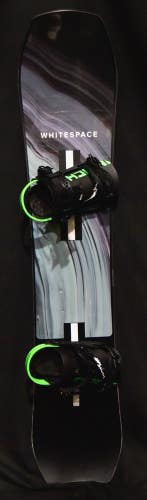 NEW WHITESPACE Shaun White SNOWBOARD SIZE 146 CM WITH CHANRICH M/L BINDINGS
