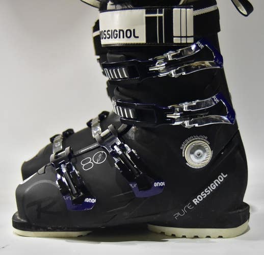ROSSIGNOL PURE ELITE 80 SKI BOOTS WOMEN SIZE 24.5/7.5