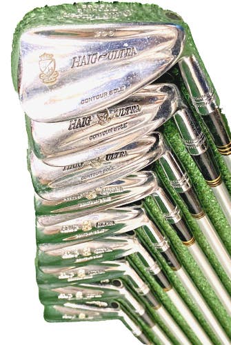 Walter Hagen Haig Ultra Contour Sole Fluid Feel Iron Set 2-PW RH Stiff 5i 37.5"