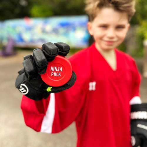 Practice Hockey Pucks- Hollow Air Puck for Indoor/Outdoor/Street/Artificial Ice