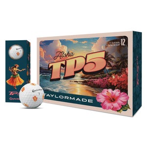 TAYLORMADE TP5 PIX ISLAND TIME GOLF BALL DOZEN
