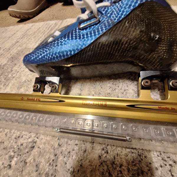 Maple Gold FG Speed Skates | SidelineSwap | Buy and Sell on SidelineSwap