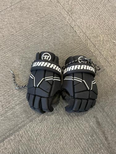 Used Warrior BURN NEXT Lacrosse Gloves Junior Black SM 11614-S000227199