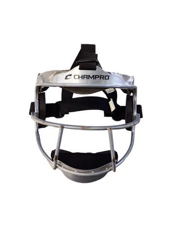 Used Champro FIELDERS MASK BB/SB Fielders Mask Grey One Size 11760-S000085502