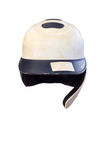 Used BoomBah BCH2-JR 6 1/4 - 7 Batting Helmet No Mask White And Navy Blue XS 11760-S000085505