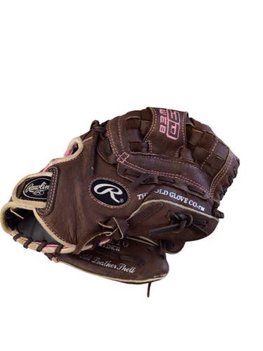 Used Rawlings FASTPITCH BB/SB Glove RH Throw Brown 11" 11760-S000085503