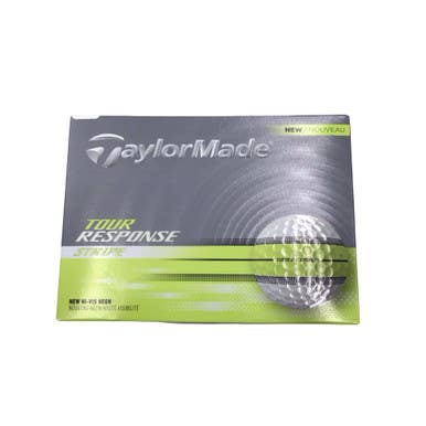 Used Taylormade TOUR RESPONSE STRIPE 12 Pack - Golf Balls 11760-S000085474