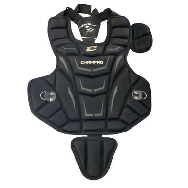 Used Champro CHEST PROTECTOR Catchers Chest Protector Black Intermed 11760-S000085452