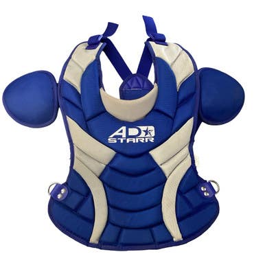 Used AD STARR CHEST PROTECTOR Catchers Chest Protector Royal Blue Youth 11760-S000085449