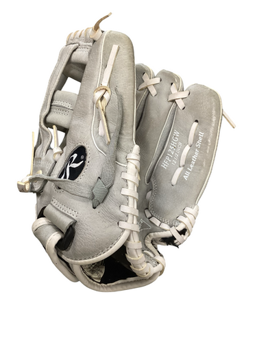 Used Rawlings HIGHLIGHT SERIES BB/SB Glove RH Throw Grey 12 1/2" 11613-S000173758
